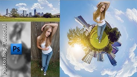 Create 3d tiny planet effect | using photoshop CC 2015 So Much Easy