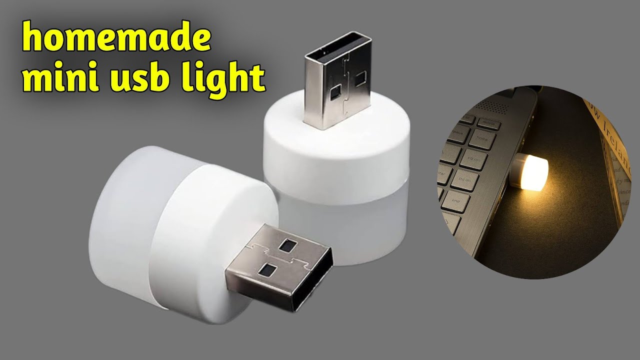 USB light at homemade || mini usb light || mr tech insider - YouTube
