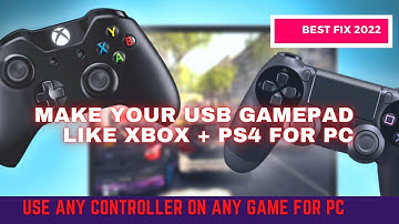 🔧How To Play All PC Games With Any Controller or Generic USB Gamepad