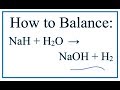 Balancing Chemical Equations and Atoms