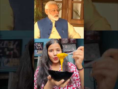 Tried PM Modi Favourite Dessert 😱| Tried Gujarat Famous Aam Ras recipe For The First Time #shorts