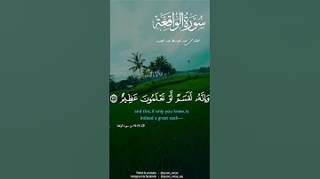 فَلَا أُقْسِمُ بِمَوَاقِعِ النُّجُومِ #quran #foryou #عبدالباسط عبدالصمد #قران #سورة الواقعة