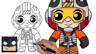 how to draw star wars rebel pilot