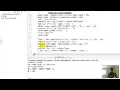 one pass assembler