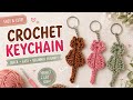 Crochet kitty keychain | cat keychain | easy and quick crochet keychain tutorial | @woolywonder01