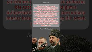 Aslan Mashadov dan Stalin e #güzelsözler #özlüsözler #anlamlısözler #stalin #aslan #tarih #sosyalizm