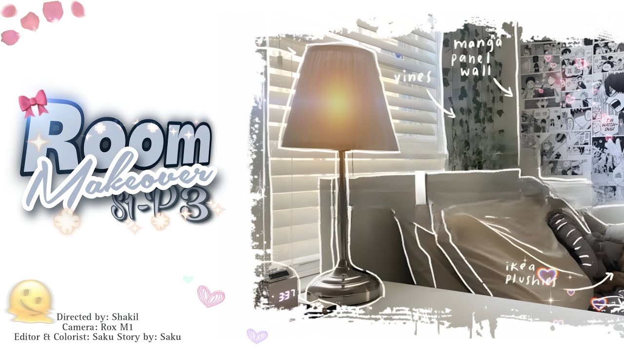 Room Makeover | S1-P3 🏚️-🏩  |#ROOMDESIGNWITHSAKU #aestheticroom #cozyroom #roomdecor #foryou #shorts