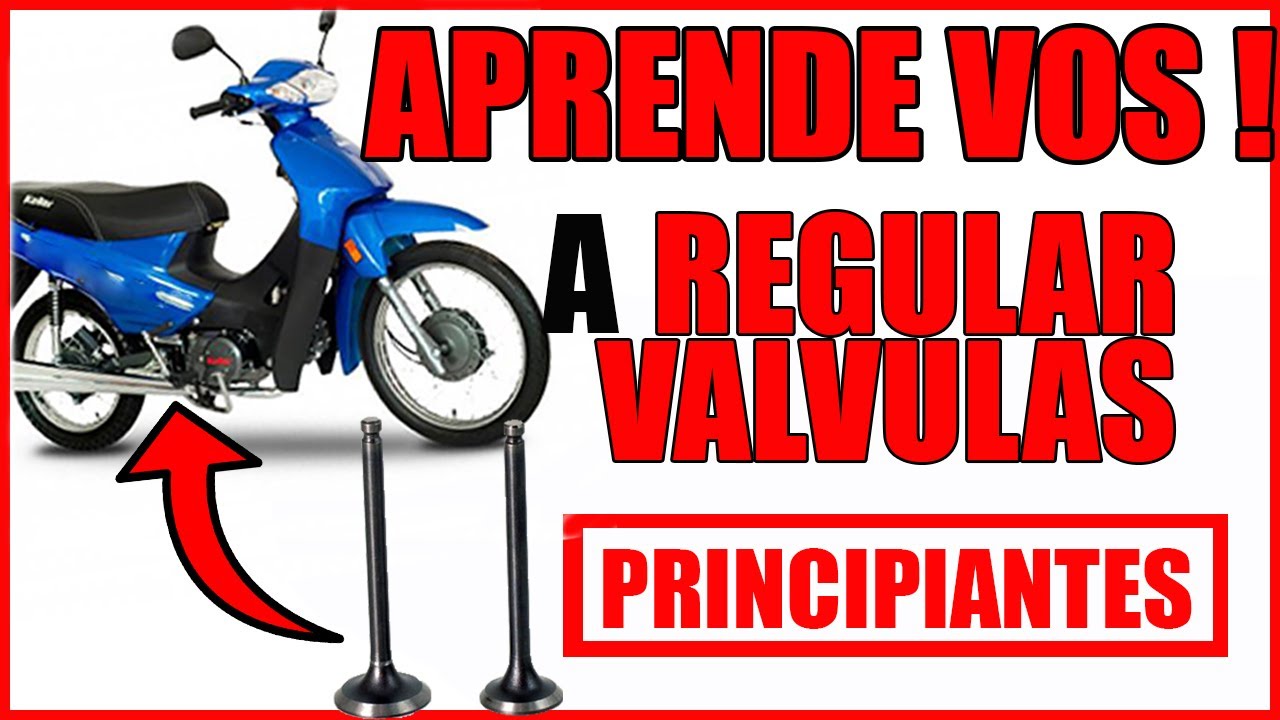 regular válvulas moto 110 más manual de taller