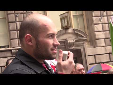 31.03.2013 საქართველოს დამოუკიდებლობის აღდგენის რეფერენდუმის დღე  მანჰეტენზე.