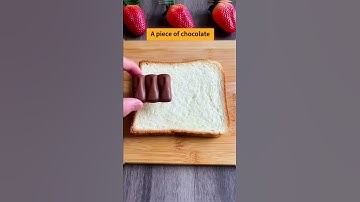 Sandwich chocolate # bread #chocolate Sandwich