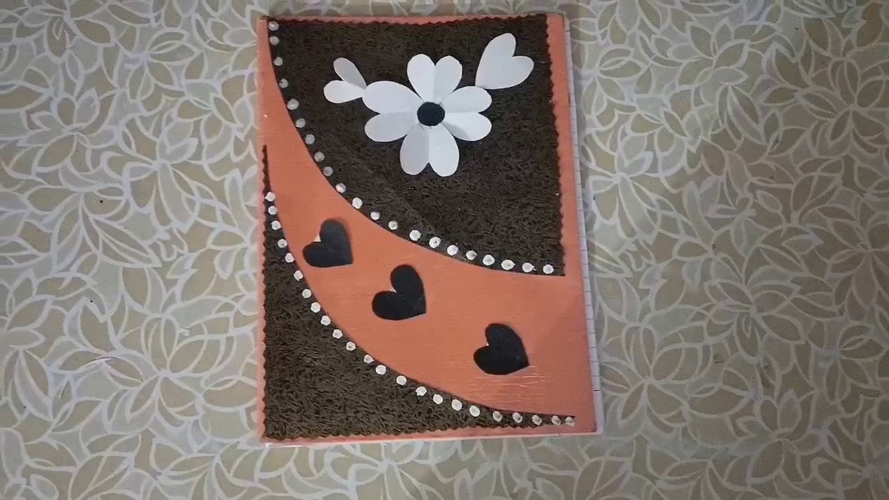 Diy 9 Notebook Cover Design/Book Cover Decoration/Notebook Decoration Ideas  For School. - Youtube