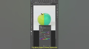 Turn Green Apple Into Red COLOR in Photoshop #short