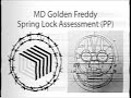 MD-GF Golden Freddy Spring Locks (PP) (FNAF VHS)