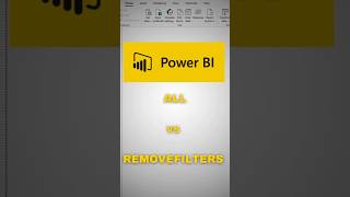 Power BI - ALL vs REMOVEFILTERS Dax function #shorts #powerbi #dax