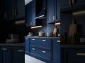СИНИЙ ДИЗАЙН КУХНИ 🏡#kitchen #interior444 #interiordesign #home #design #дизайнинтерьера