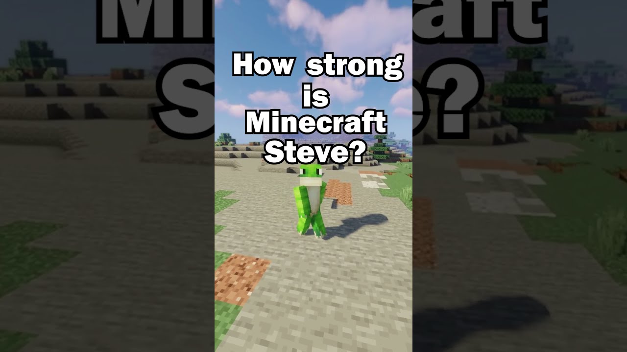 why STEVE is the STRONGEST Video Game Character