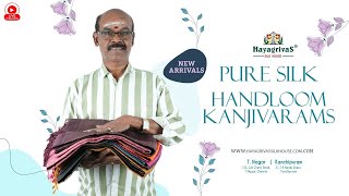 15 mins live with Hayagrivas silk house – Pure kanjivaram silk saree | New Arrivals #chennai 