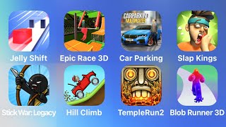 Jelly Shift, Epic Race 3D, Car Parking, Slap Kings, Stick War, Hill Climb, Temple Run 2, Blob Runner screenshot 3