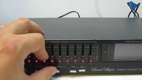ADC SS-300SL Equalizer demo video for Ebay listing