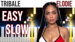 Tribale - Elodie - EASY SLOW Piano Tutorial 🎹 - video 4K🤙 Resimi