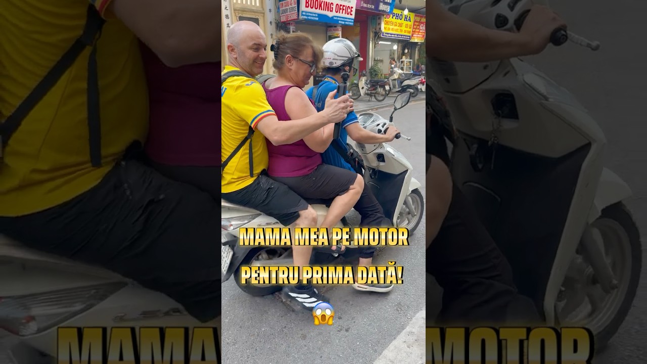 MAMA MEA PE MOTOR PENTRU PRIMA DATĂ! 😱🇻🇳