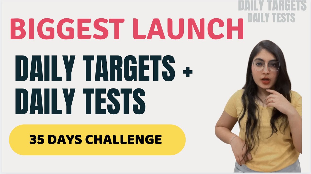 Biggest Launch | Daily Target Tests with Daily Targets | Complete ...