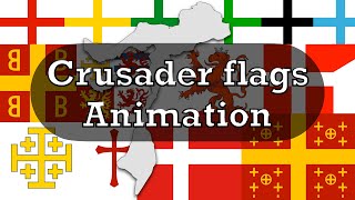 Crusader Flags Animation