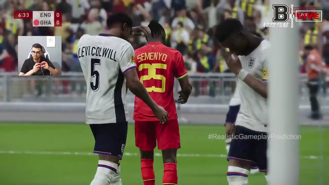 🎮 England VS Ghana |  World Cup 2026 | today's match simulation PES2021 