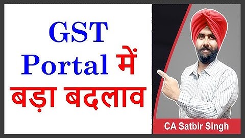 Big change on GST portal I File Amendment Return I CA Satbir Singh