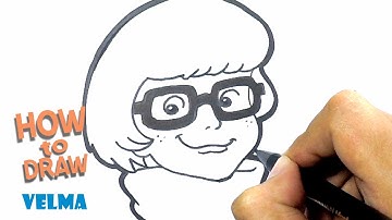 How to Draw Easy Velma from Scooby-doo The Movie