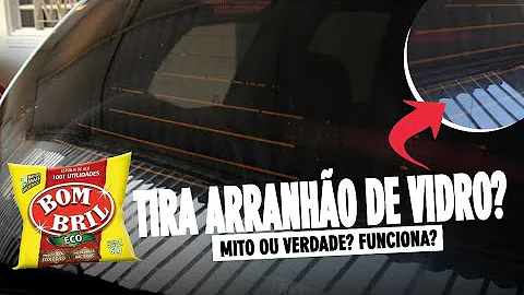 Como tirar risco de esponja do vidro?