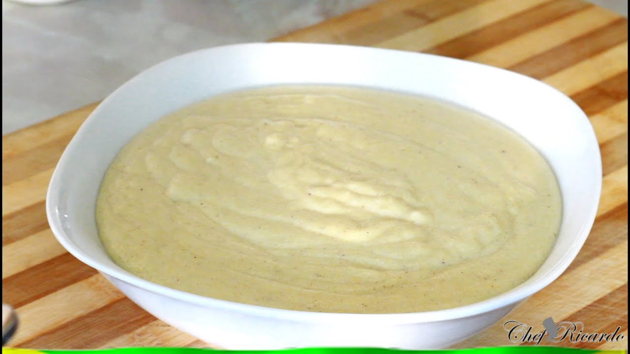 Jamaican Cornmeal Porridge Recipe Video The Best One 2016 | Recipes By Chef Ricardo | Chef Ricardo Cooking