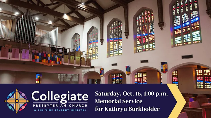 Memorial Service for Kathryn Burkholder | October ...