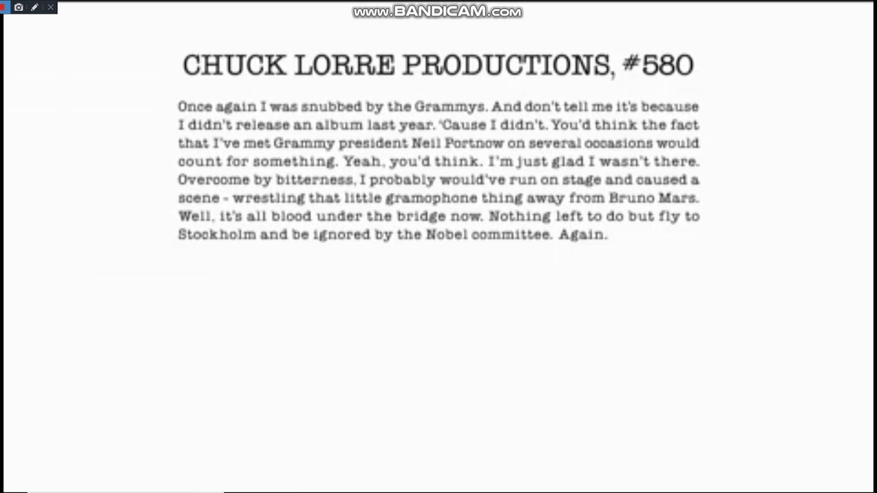 Chuck lorre productions, 