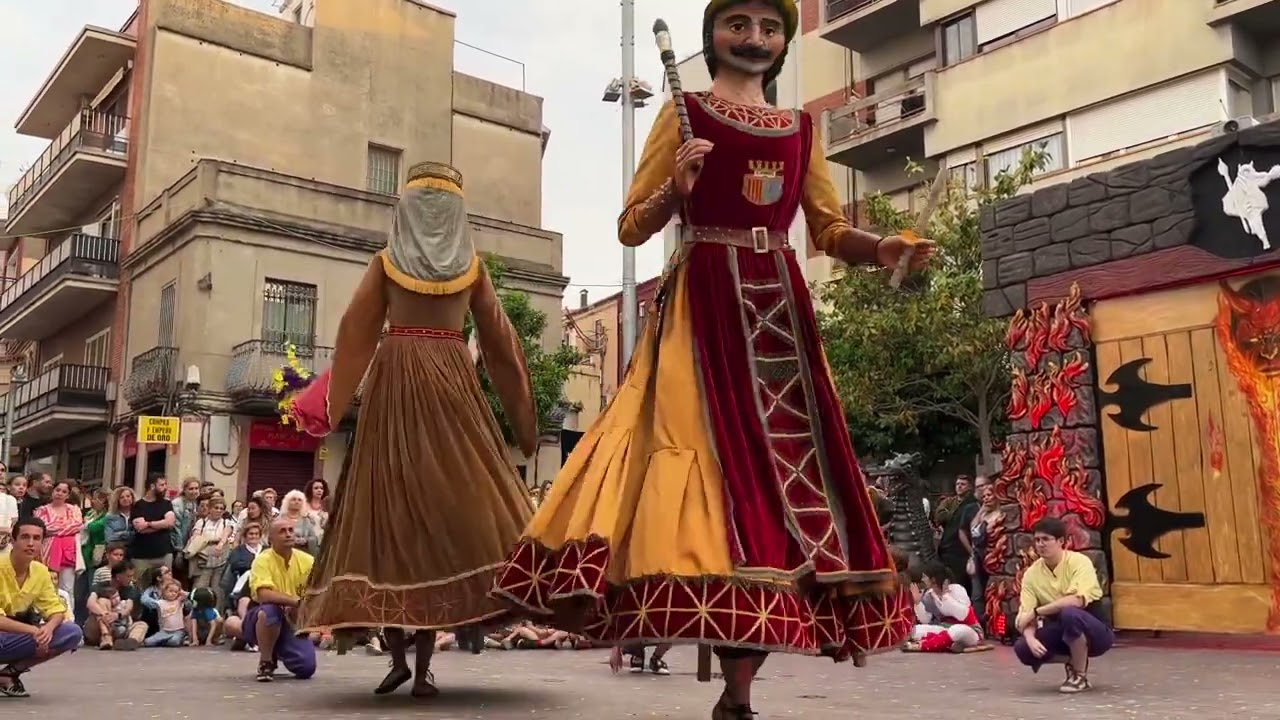 Ball dels gegants de l’Arboç - Convit dels Montcada 2023.