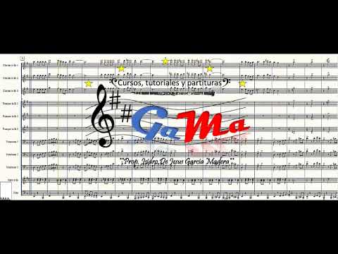 MIS FLORES NEGRAS-BANDA MM (Partitura) - YouTube