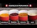 COMO HACER ADEREZOS PERUANOS FÁCIL!! 🔥👌 || Como Preparar Ají Amarillo, Mirasol, Panca y Ajo en Pasta