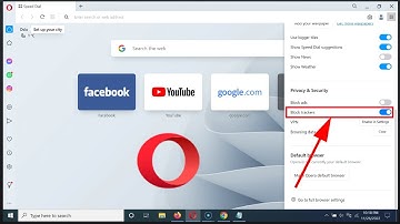 How to Enable Block Trackers in Opera Browser on Windows 10?