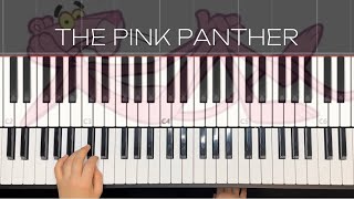 The Pink Panther Theme / Easy Piano Tutorial / Beginner Piano