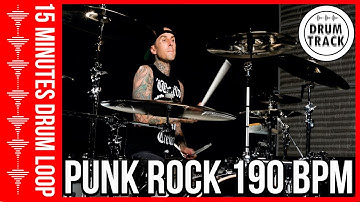 Drum Beat 190 bpm - Groove Drum Track 190 BPM Punk Rock | Batería 190 BPM Punk Rock