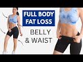FULL BODY FAT LOSS IN 7 DAYS, standing cardio HIIT to burn belly fat and lose weight, no jumping