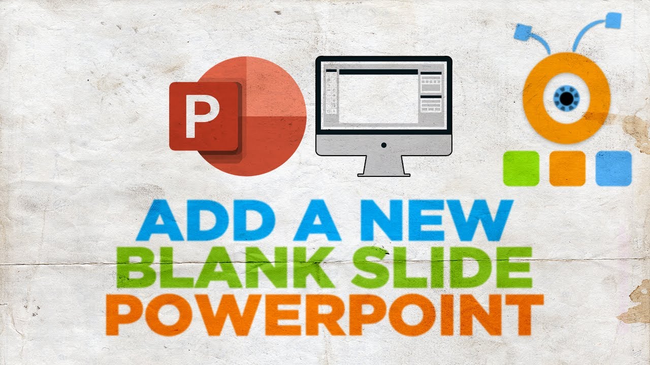 how to create a new presentation from a blank slide