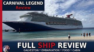 Carnival Legend from Galveston: Ship Review, Food, Embarkation Tips & Our Cabin Safe Story