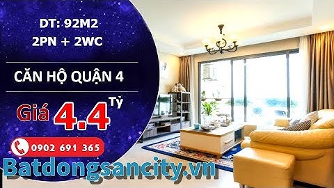 Bán căn hộ chính chủ Quận 4 The Gold View, diện tích 92m2 với 2 phòng ngủ, view hồ bơi