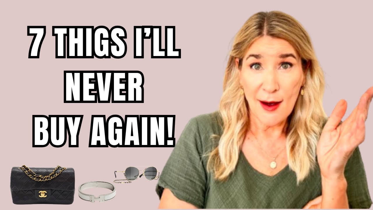 Luxury Regrets Over 50 - How Not Wanting to Buy Stuff You  Don’t Really Need 