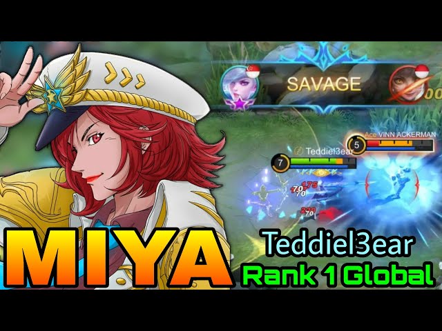 Miya Perfect SAVAGE!! - Top 1 Global Miya Teddiel3ear - Mobile Legends: Bang Bang class=