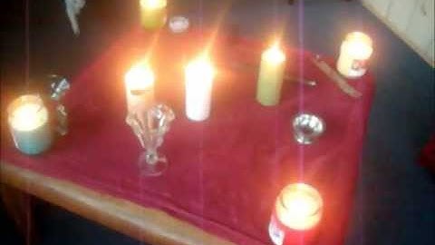 9 ~ Casting a circle and altar setup part 3