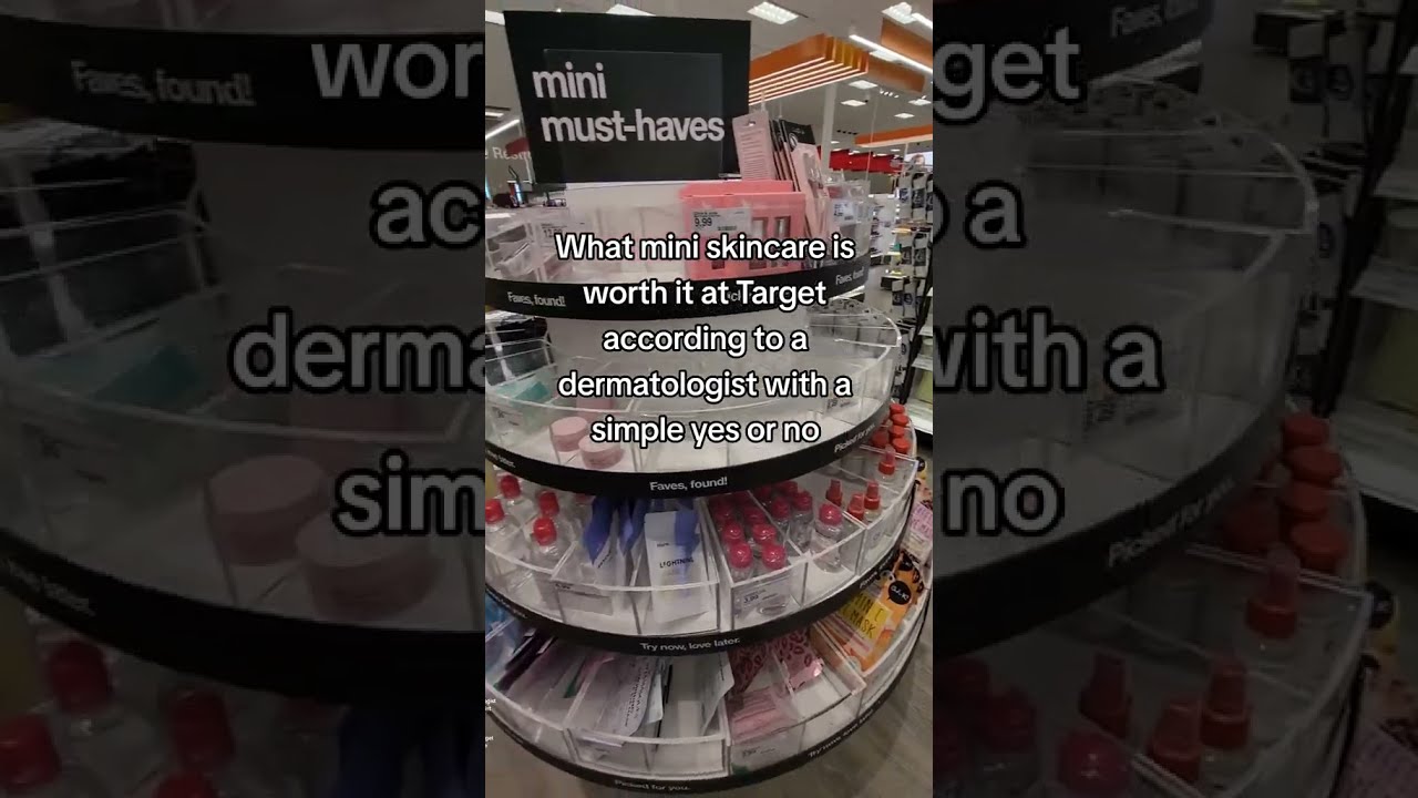 Dermatologist Picks Out Favorite MINI SKINCARE At Target With A Simple YES OR NO 2023