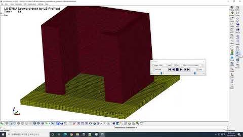 LS-DYNA  d3plot에서 움직이는 노드 고정하기