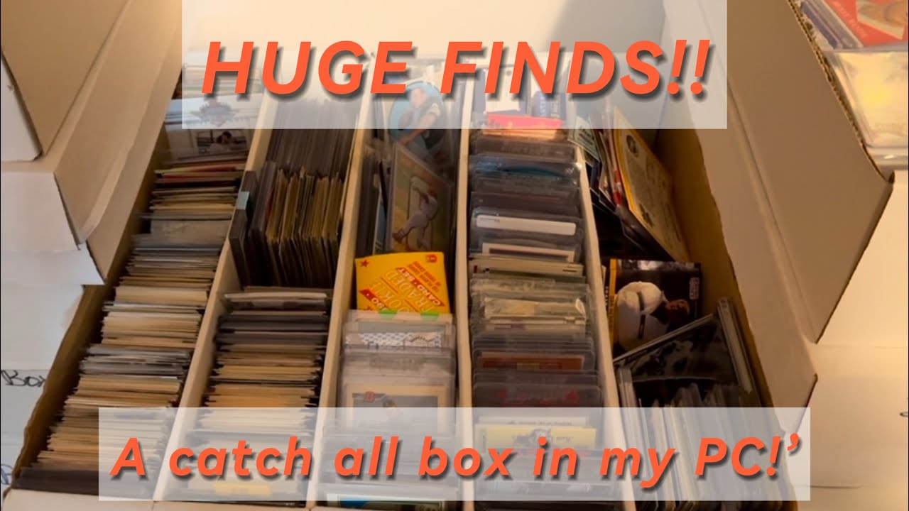 HUGE FINDS in this catch all box of cards in my collection!! 40 year old box of cards!! 